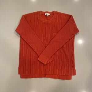 Madewell Thompson Pocket Pullover Boxy Crewneck Sweater - XS